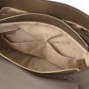 Abby Borsa al Hombro en Piel Marrón topo oscuro TL142468