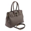 TL Bag Borsa a Mano in Pelle Talpa scuro TL142174