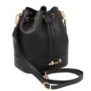 TL Bag Bolso Cubo Secchiello en Piel Negro TL142146