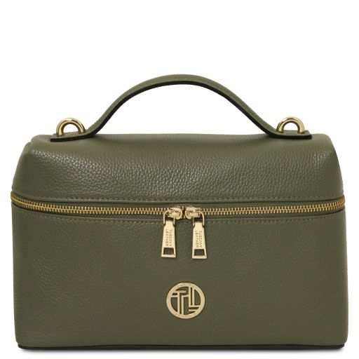 Scrigno Soft Leather Duffle bag Forest Green TL142484