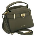 Maisy Leather Tote Forest Green TL142455