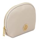 Vera Trousse in Pelle Morbida Beige TL142438