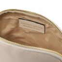 Vera Trousse de Toilette en Cuir Souple Beige TL142438