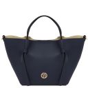 Legame Leather Shopping bag - Large Size Dark Blue TL142481