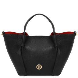 Legame Sac Shopping en Cuir - Grand Modèle Noir TL142481