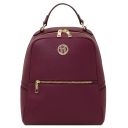 Prisma Soft Leather Backpack Bordeaux TL142483