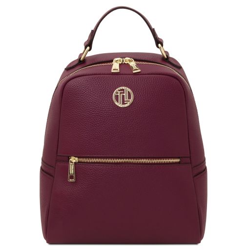 Prisma Zaino in Pelle Morbida Bordeaux TL142483