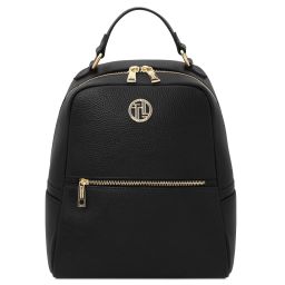 Prisma Soft Leather Backpack Black TL142483