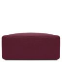 Scrigno Bolso a Mano en Piel Morbida Bordeaux TL142484