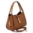 Soave Bolso a Mano en Piel Suave Cognac TL142489