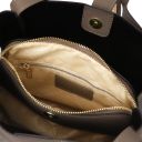 Soave Bolso a Mano en Piel Suave Marrón topo oscuro TL142489