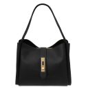 Soave Borsa a Mano in Pelle Morbida Nero TL142489