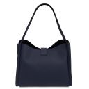 Soave Bolso a Mano en Piel Suave Azul oscuro TL142489