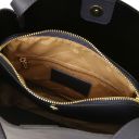 Soave Soft Leather Handbag Dark Blue TL142489