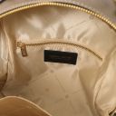 Chantilly Rucksack aus Weichem Leder Dunkel Taupe TL142492