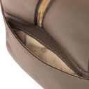 Chantilly Soft Leather Backpack Dark Taupe TL142492