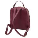 Prisma Soft Leather Backpack Bordeaux TL142483