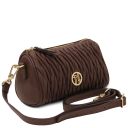 Chantilly Mini Bowling Leather bag Coffee TL142493