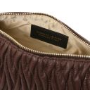 Chantilly Mini Bowling Leather bag Coffee TL142493