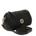 Chantilly Mini Bowling Leather bag Black TL142493