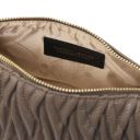 Chantilly Mini Bowling Leather bag Dark Taupe TL142493