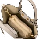 Legame Bolso a Mano en Piel - Misura Pequeña Beige TL142482