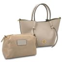Legame Bolso a Mano en Piel - Misura Pequeña Beige TL142482
