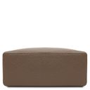 Scrigno Bolso a Mano en Piel Morbida Marrón topo oscuro TL142484