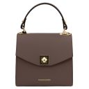 TL Bag Leather Handbag Dark Taupe TL142203