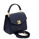 TL Bag Leather Handbag Dark Blue TL142203