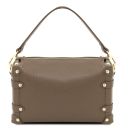 Praline Soft Leather Duffle bag Темный серо-коричневый TL142422