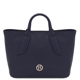 Viva Sac Cabas en Cuir Bleu foncé TL142498