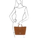 Viva Leather Handbag Cognac TL142498