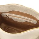 Amy Shopping Tasche aus Weichem Leder Beige TL142385