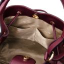 Minerva Leather Bucket bag Bordeaux TL142476