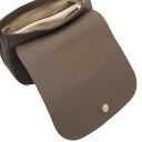 Sella Sac Bandoulière en Cuir Taupe foncé TL142506