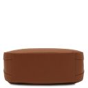 Sella Bolso con Badolera en Piel Cognac TL142506