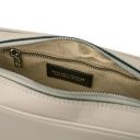 Cubetto Sac Bandoulière en Cuir Beige TL142499