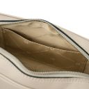 Cubetto Leather Shoulder bag Beige TL142499