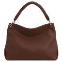 TL Bag Soft Leather Shoulder bag Coffee TL142087