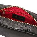 Cubetto Bolso con Badolera en Piel Negro TL142499