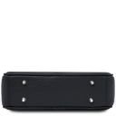 Cubetto Leather Shoulder bag Dark Blue TL142499