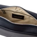 Cubetto Bolso con Badolera en Piel Azul oscuro TL142499