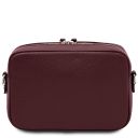 Cubetto Bolso con Badolera en Piel Bordeaux TL142499