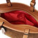 Glacette Suede Leather Bucket bag Cognac TL142261