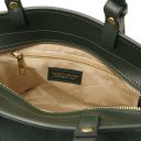 Glacette Borsa Secchiello in Pelle Scamosciata Verde Foresta TL142261