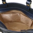Glacette Beuteltasche aus Wildleder Dunkelblau TL142261