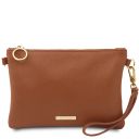TL Bag Soft Leather Clutch Коньяк TL142029