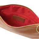 TL Bag Soft Leather Clutch Cognac TL142029