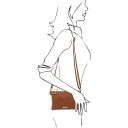TL Bag Bolso Noche en Piel Suave Cognac TL142029